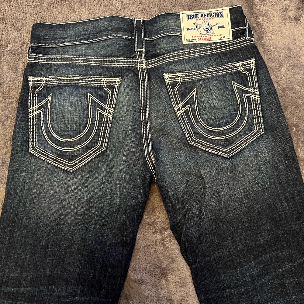 True Religion Mens blue jeans